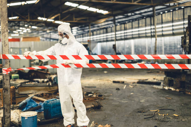 Professional Trauma Scene Cleanup technician working in Belmont, CA